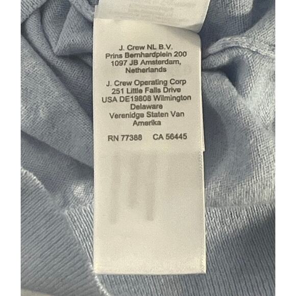 J.Crew Baby Blue Lightweight Overlay Button Down Sweater Reg Size S - Picture 6 of 7